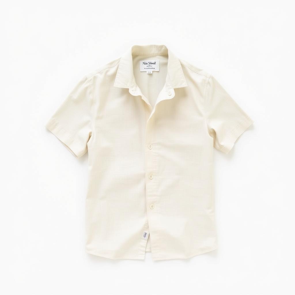 Short-Sleeve Linen Camp Shirt