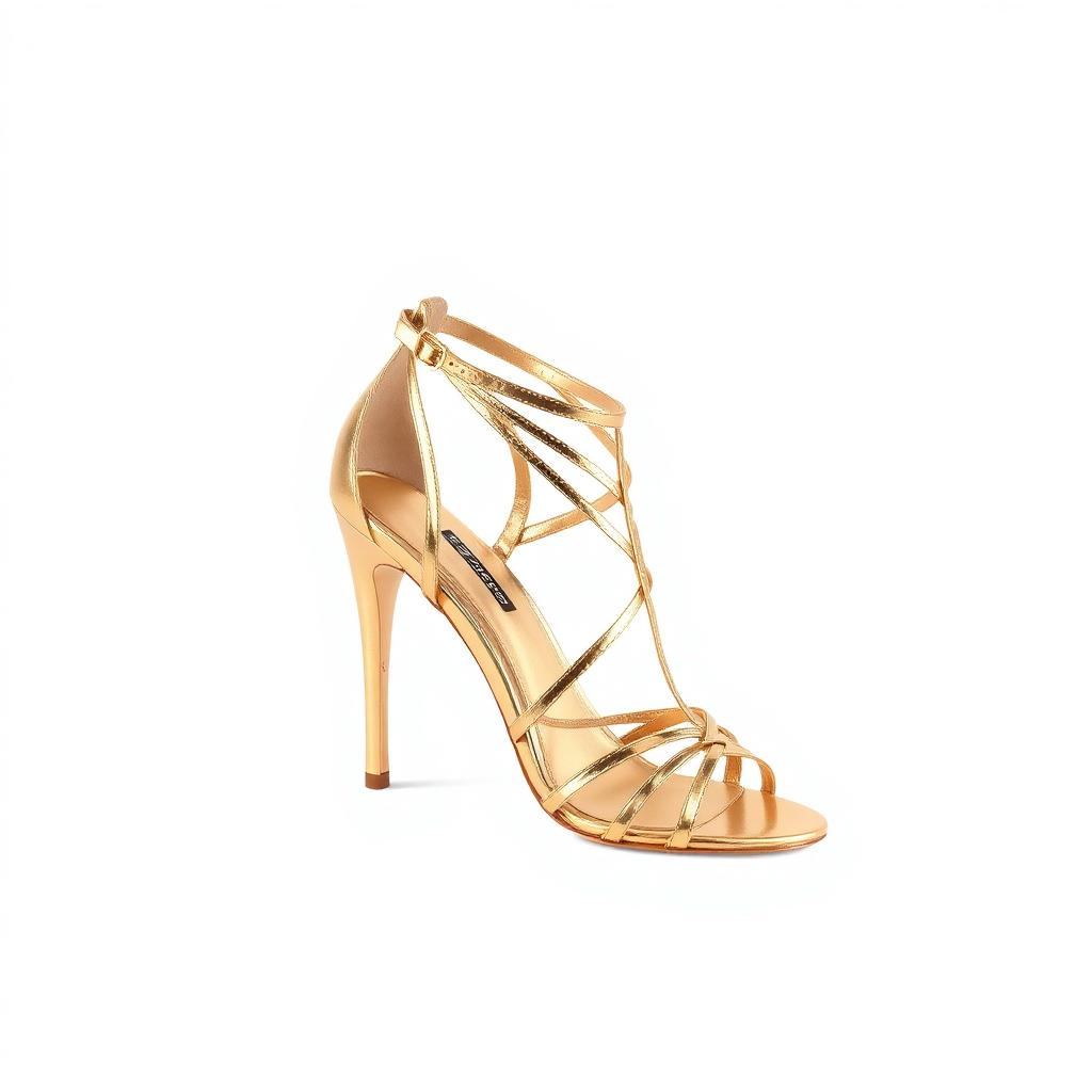 Thaia Metallic Strappy Sandal
