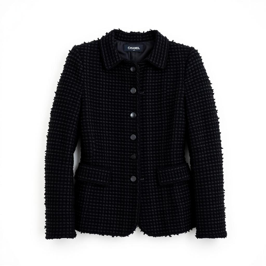 Bouclé Tweed Cropped Jacket